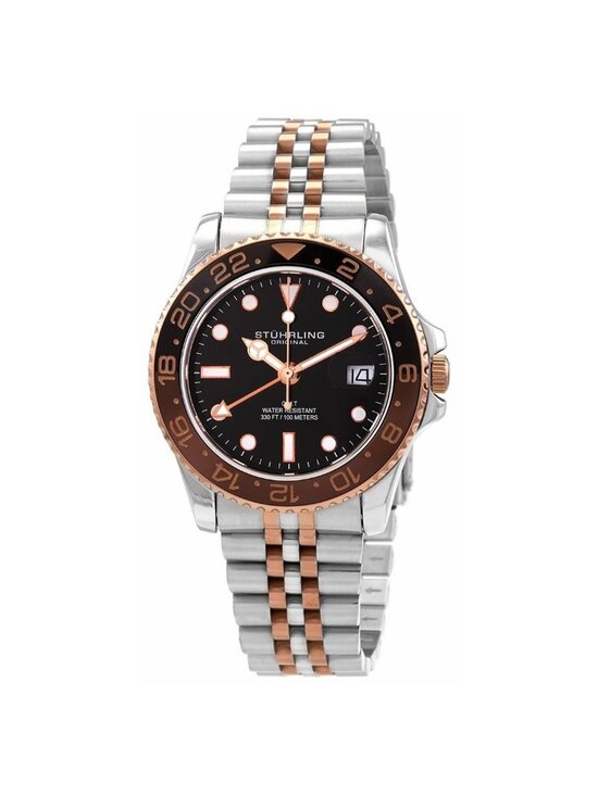 NWT Stuhrling Original Aquadiver Black Dial Men\'s Watch main image 3